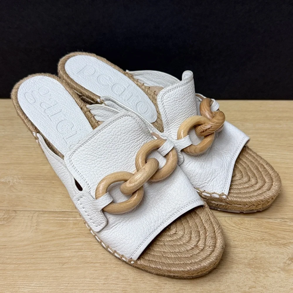 Pedro García Oliveta Wedge Sandal, SIZE 10 - Picture 4 of 10